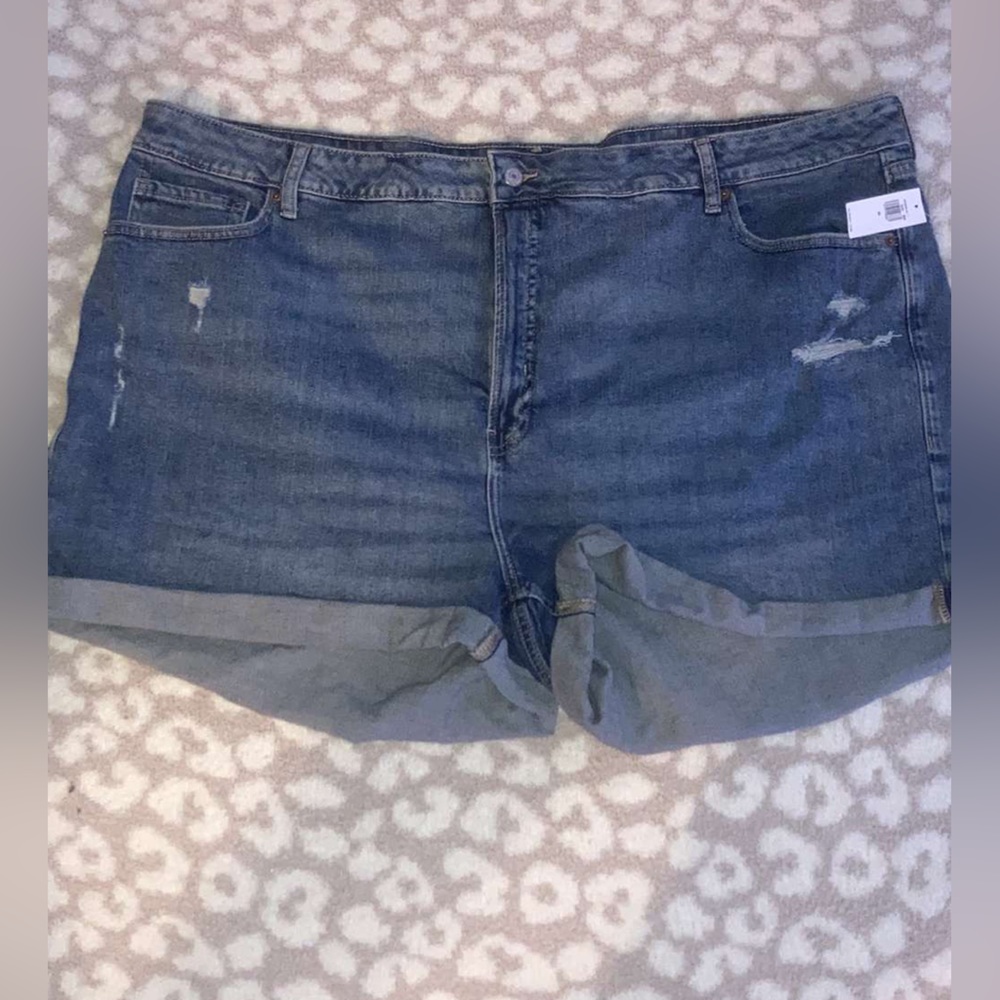 Old Navy High Rise OG straight Denim Shorts Size 28 4X